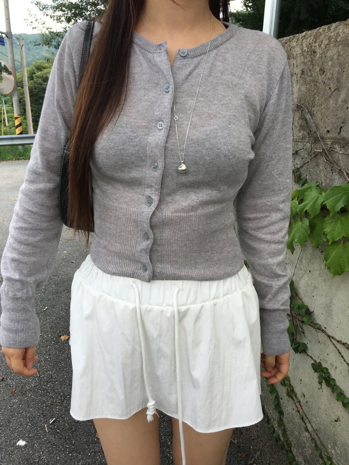 슬림 가디건(그레이) 상품이미지2