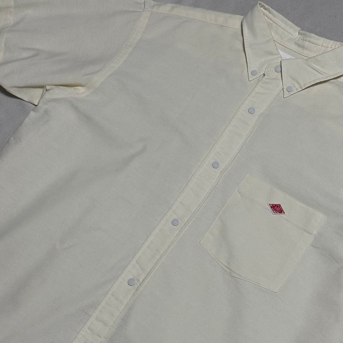 🫶🏻 단톤 아이보리 포켓 반팔 셔츠 🫶🏻 상품이미지2