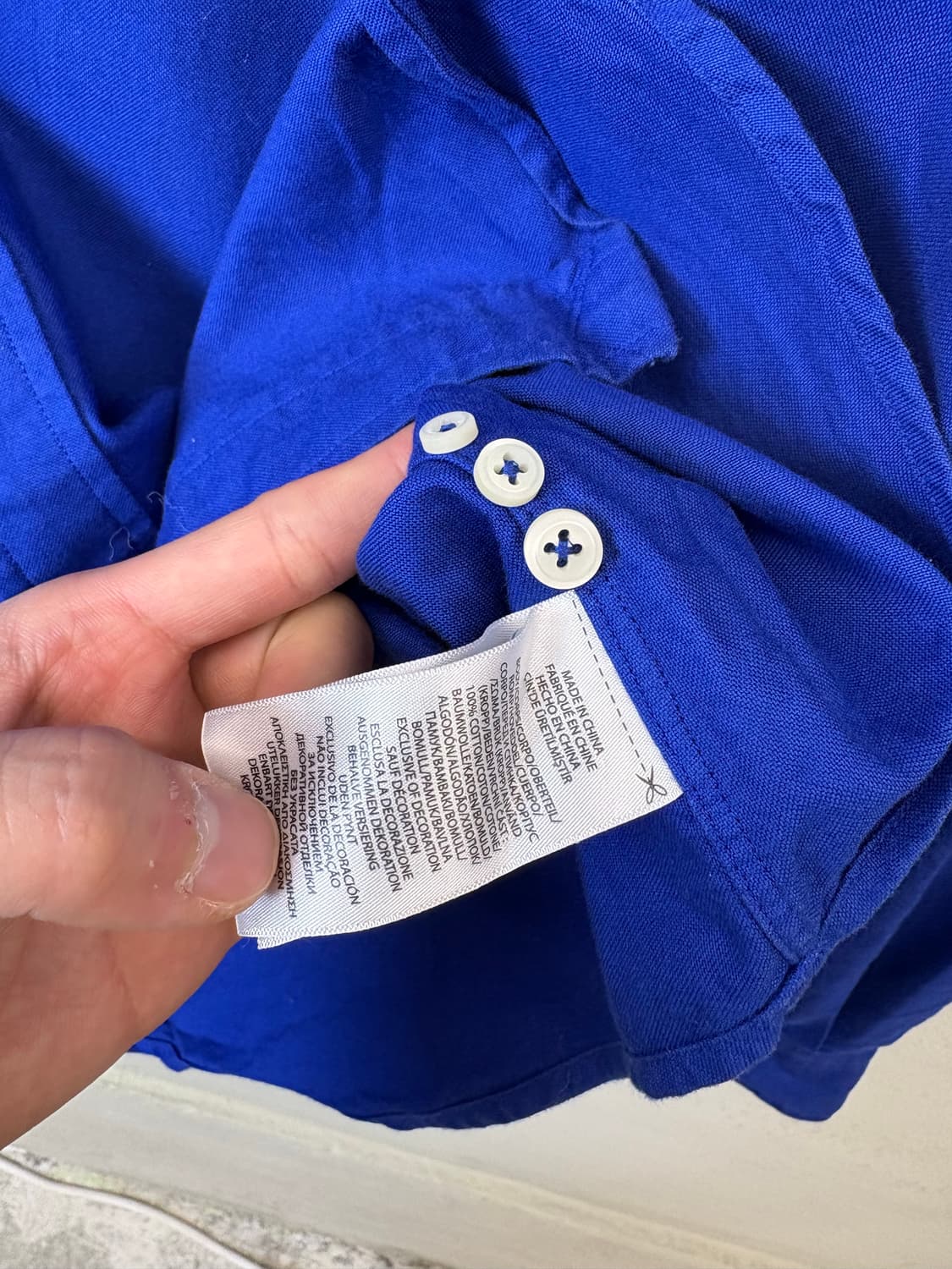 폴로랄프로렌 클래식핏 셔츠 블루 상품이미지7