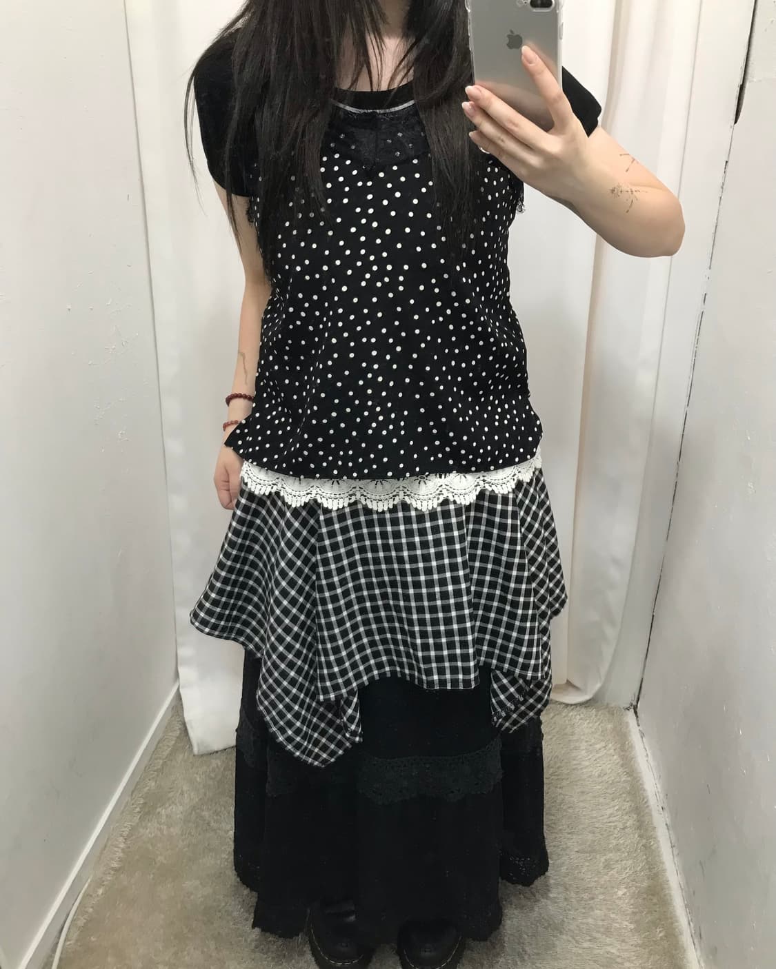블랙 패턴 모리 코디 세트 🖤 상품이미지5