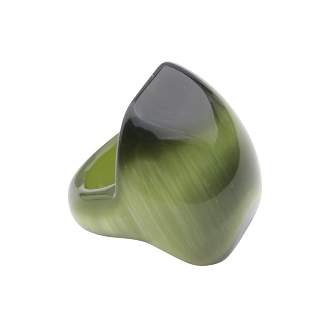 그리너리 캣츠아이 글래스 반지 국내 15호 상품이미지3
