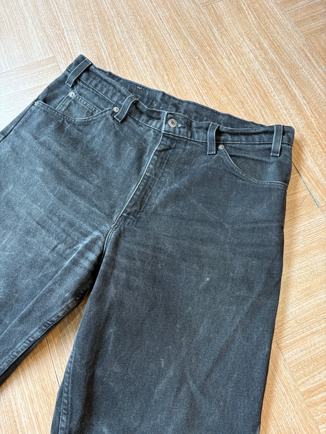 90s Levis 550 Orange Tab Black 상품이미지3
