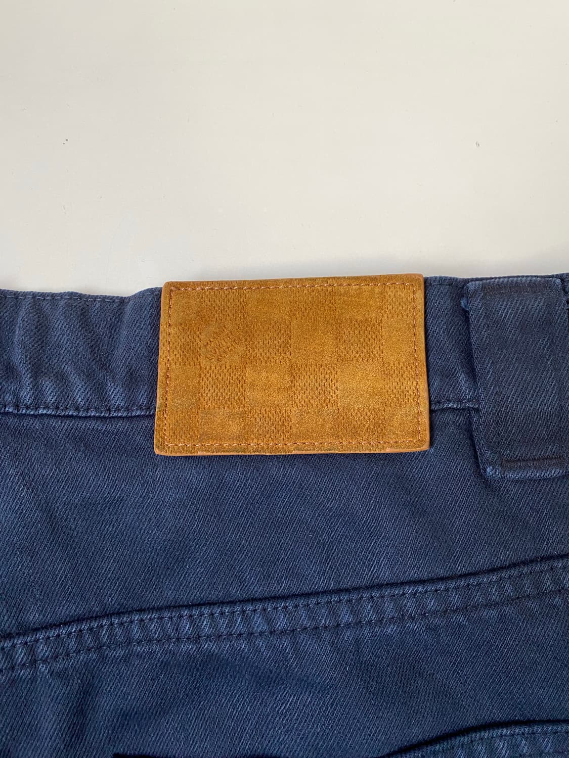 [32] 루이비통 가먼트 다이드 데님 카펜터 팬츠 바지 다크 네이비 상품이미지3