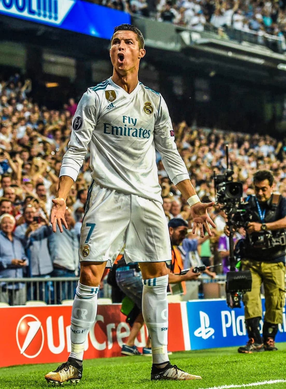 레알 마드리드 17 18 홈 호날두 긴팔 유니폼 챔스  상품이미지2