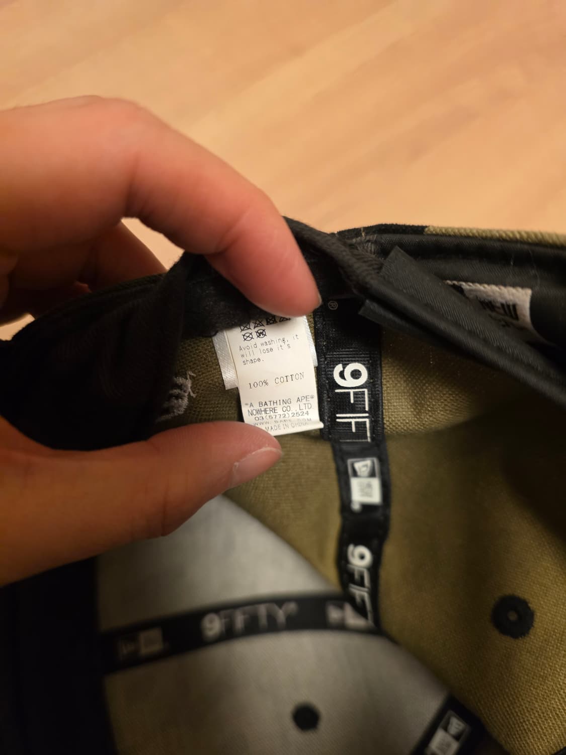 베이프×뉴에라 카모플라주 스냅백 상품이미지7