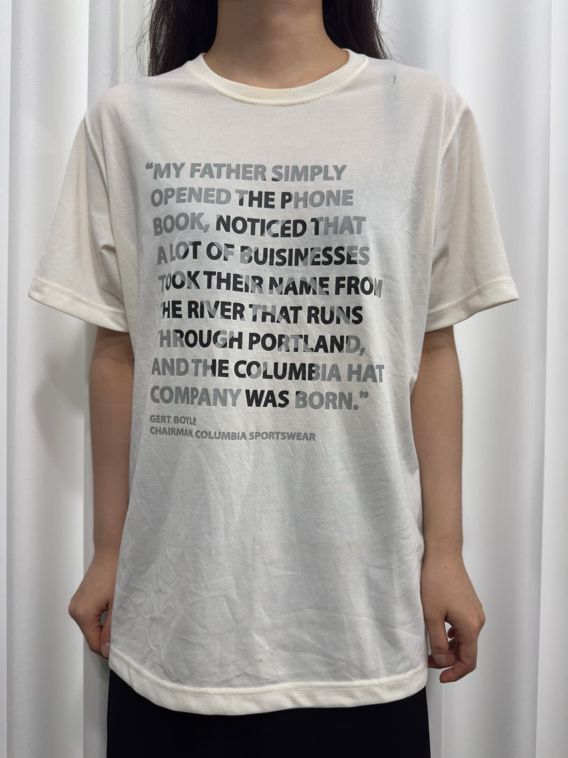 columbia printing tshirt 상품이미지1