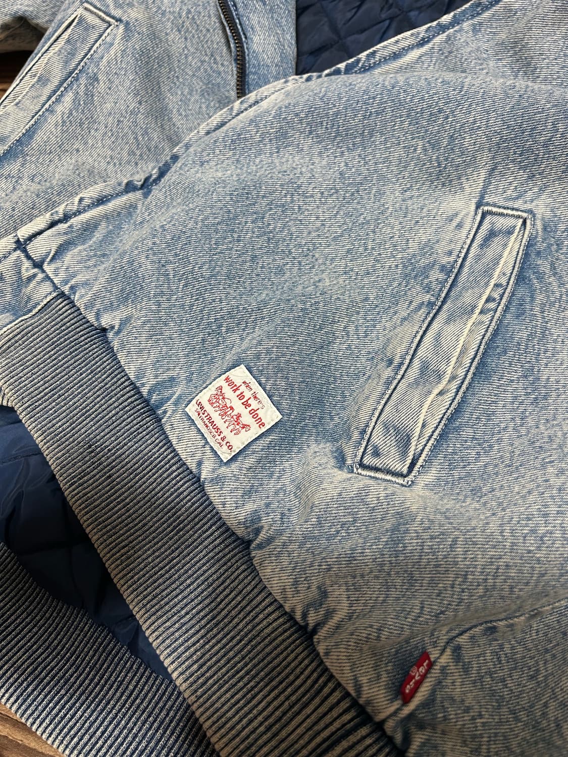 리바이스 데님 패딩 자켓 XL (새상품) 상품이미지4