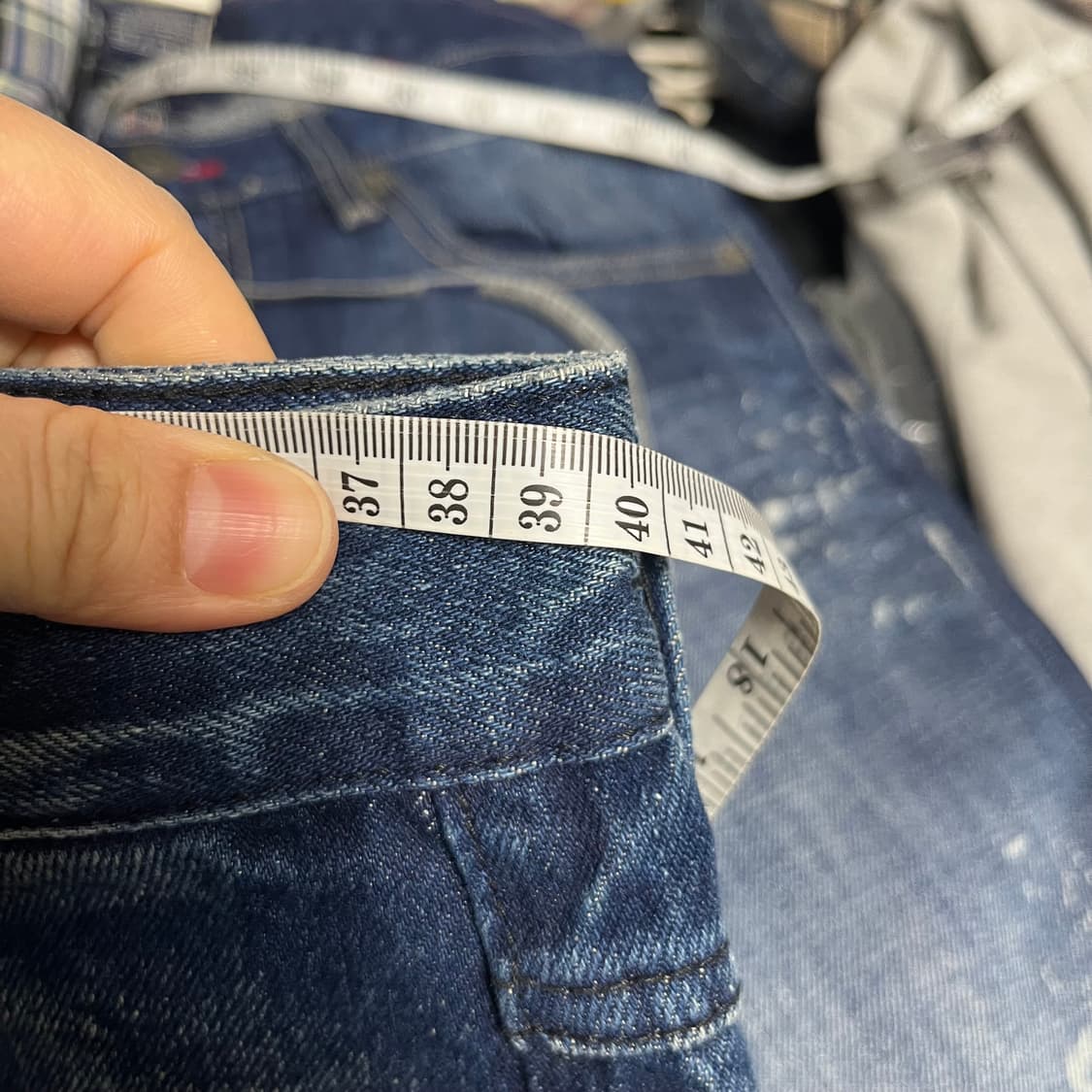 솔리드옴므 Solid Homme 스트레이트 핏 데님 진 46 상품이미지3