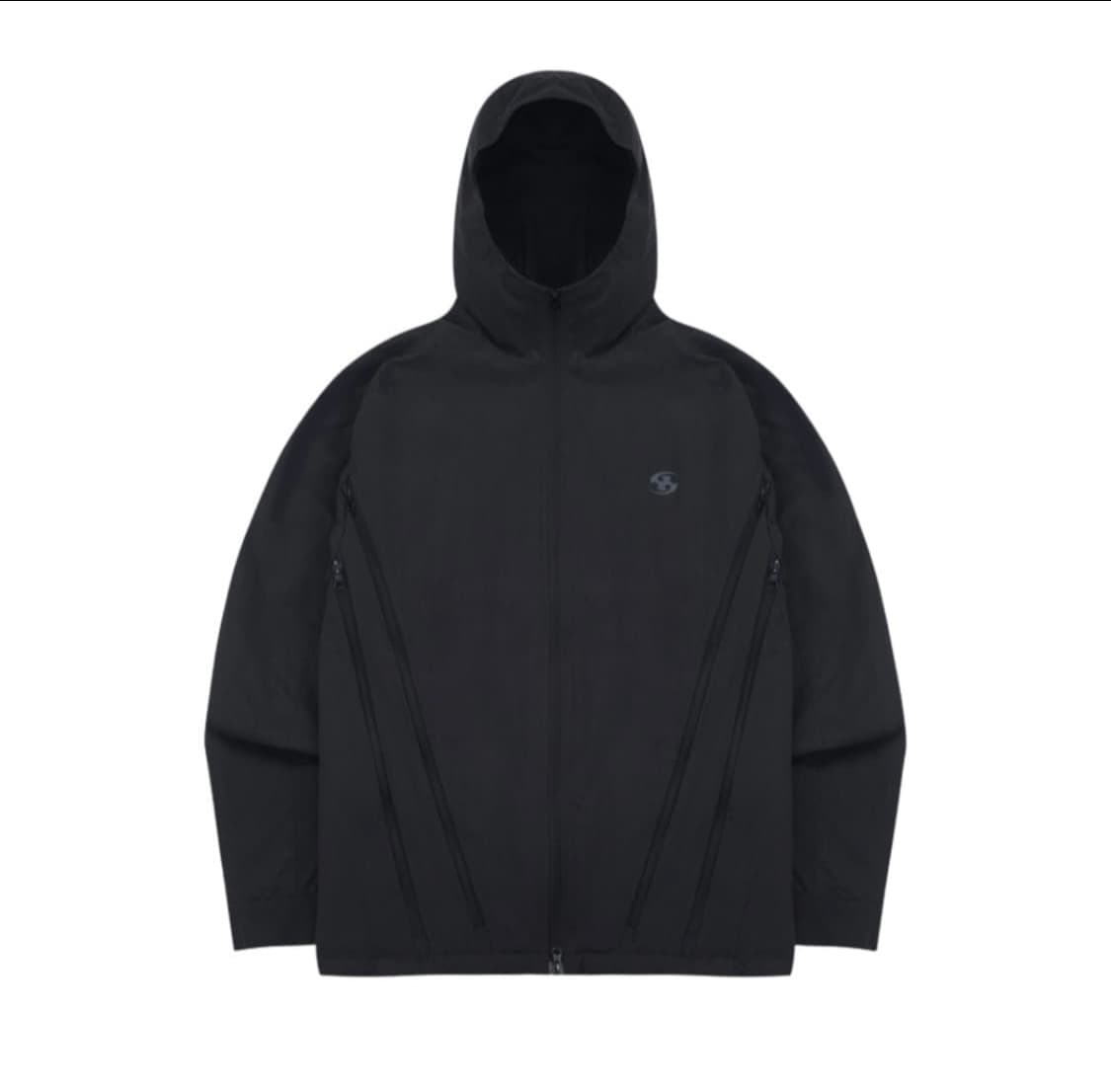 산산기어 22FW 지퍼 자켓 블랙 상품이미지1