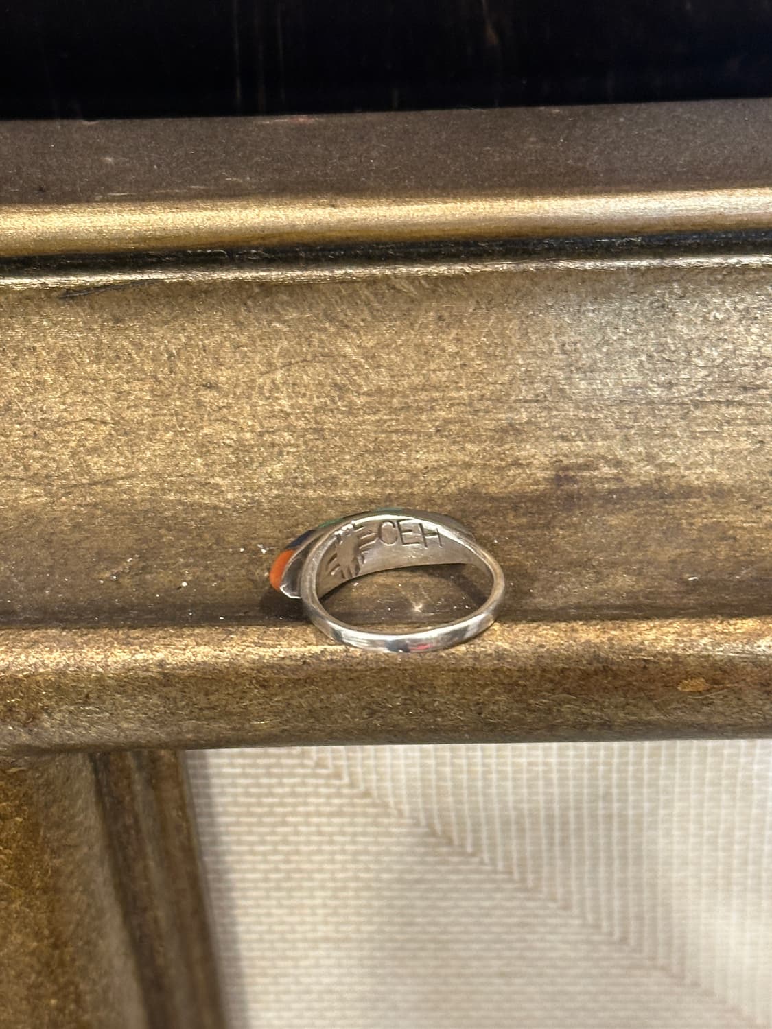 Navajo gemstone 925silver ring 상품이미지3