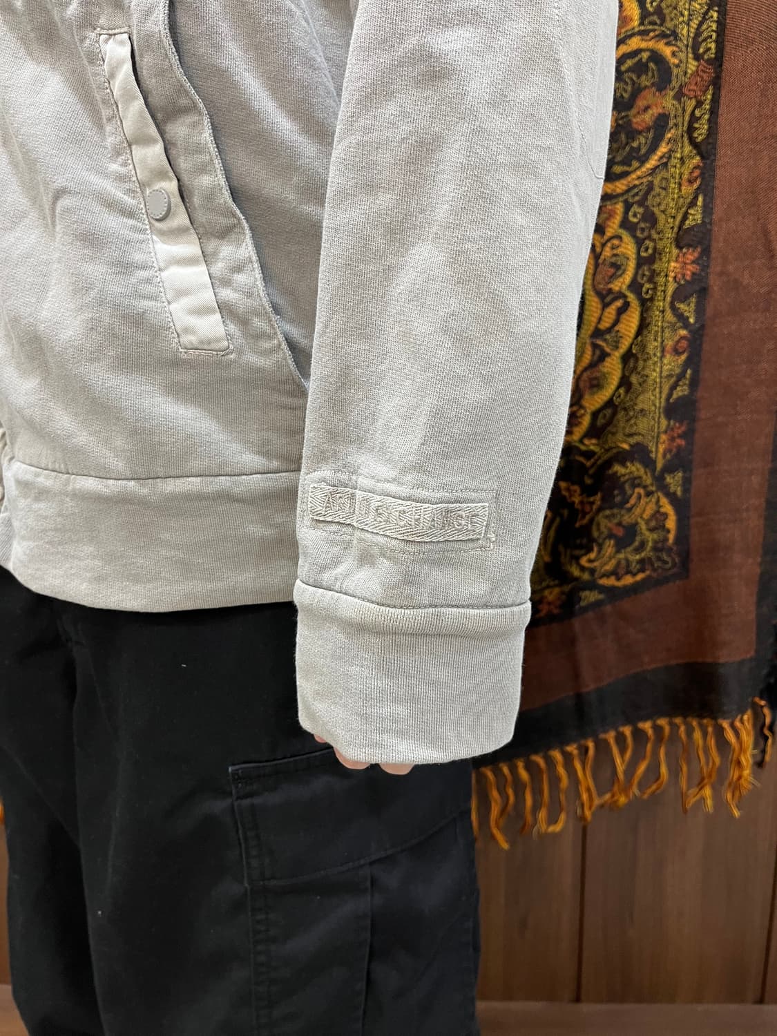 아르마니 익스체인지 엘보패치 워시드 하이넥 자켓 상품이미지2