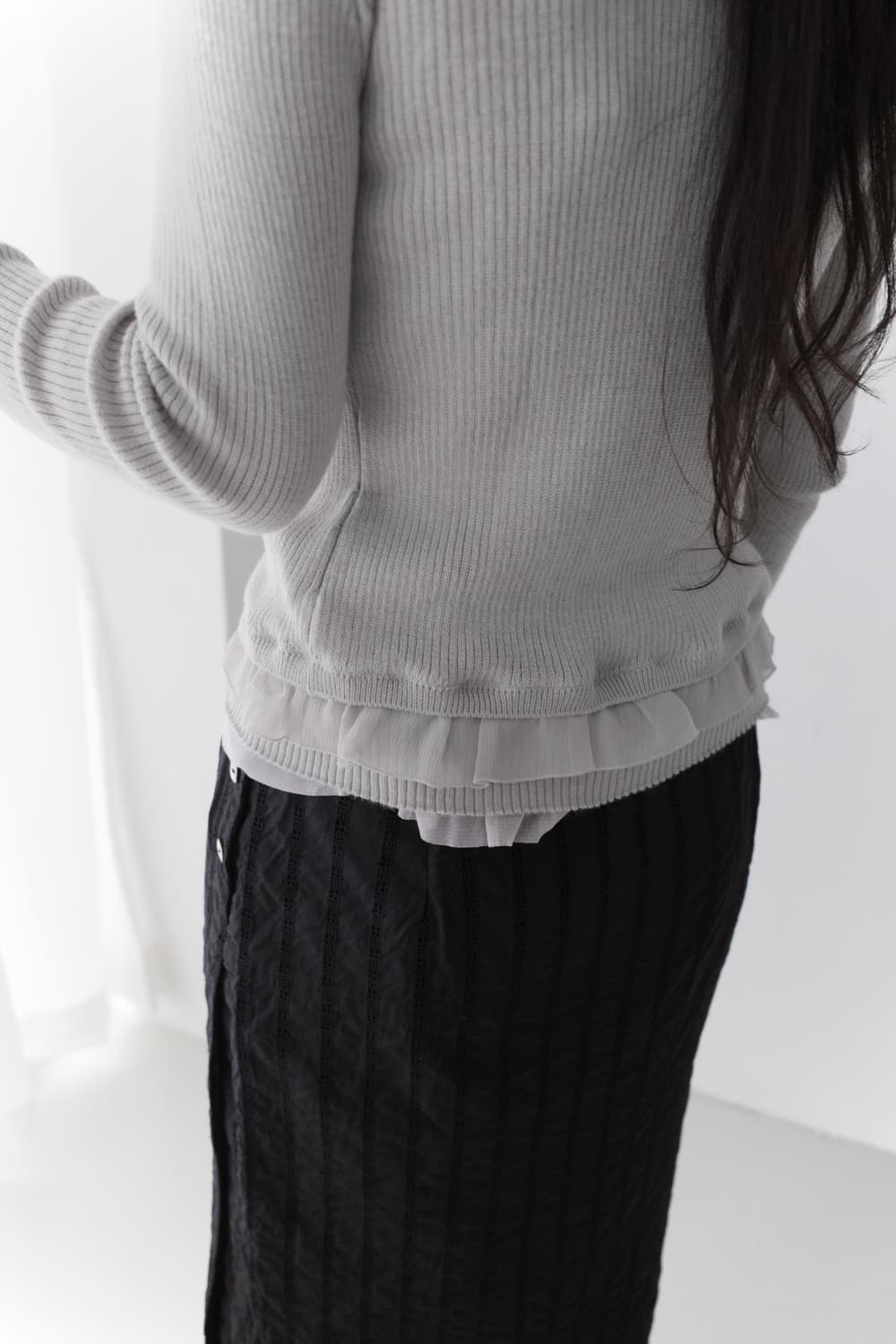 hiroko bis) double frill cardigun 상품이미지8