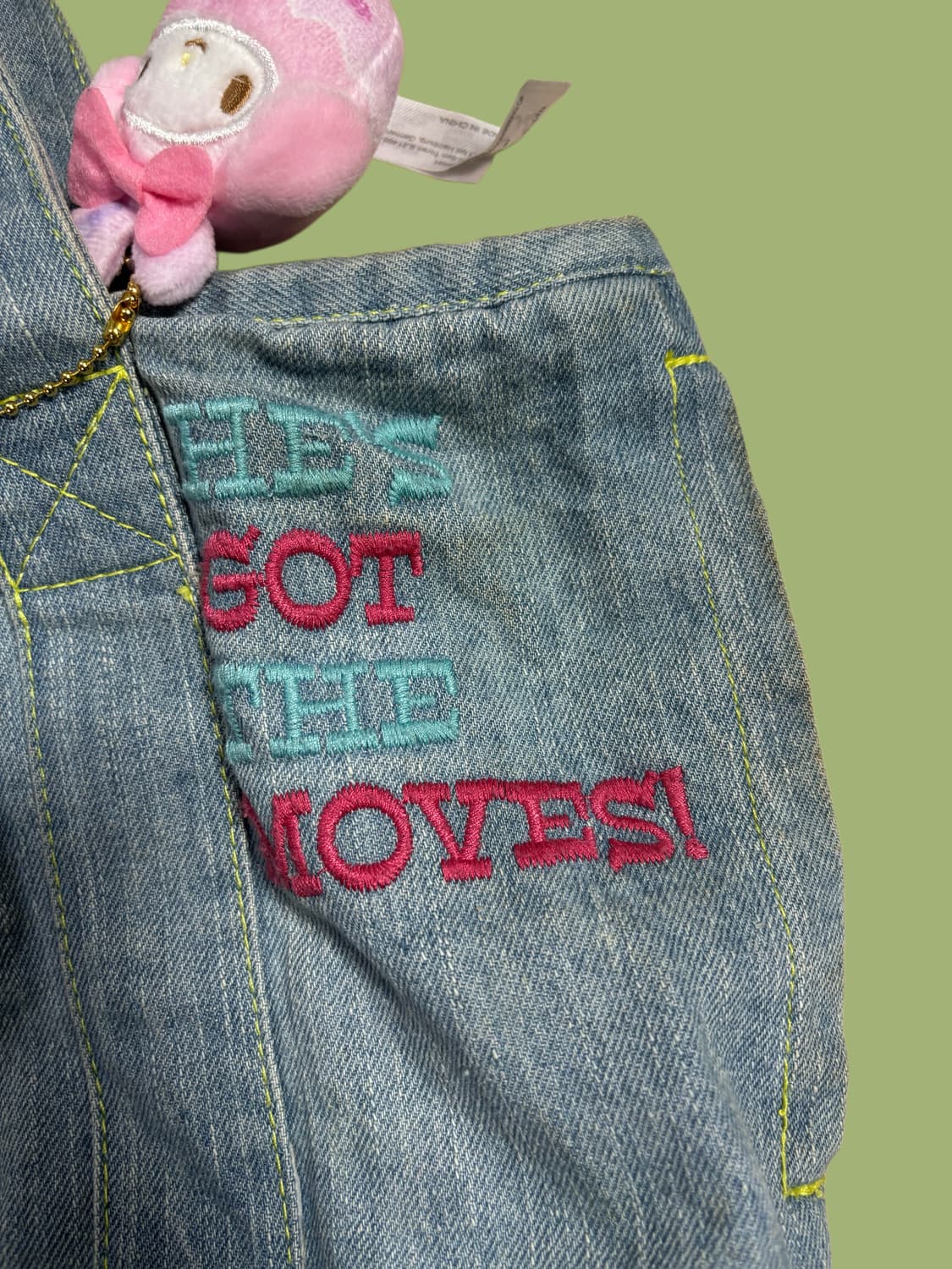 빈티지 스누피 데님 토트백 상품이미지3