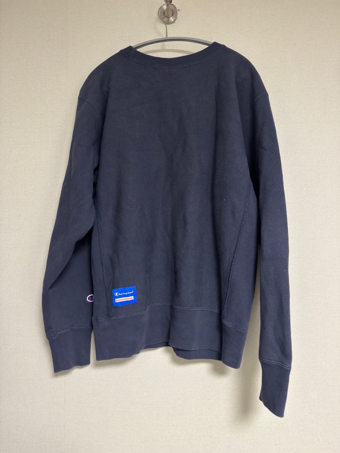 [L] 챔피온x디네댓 리버스위브 블루택 스웨트셔츠 상품이미지2