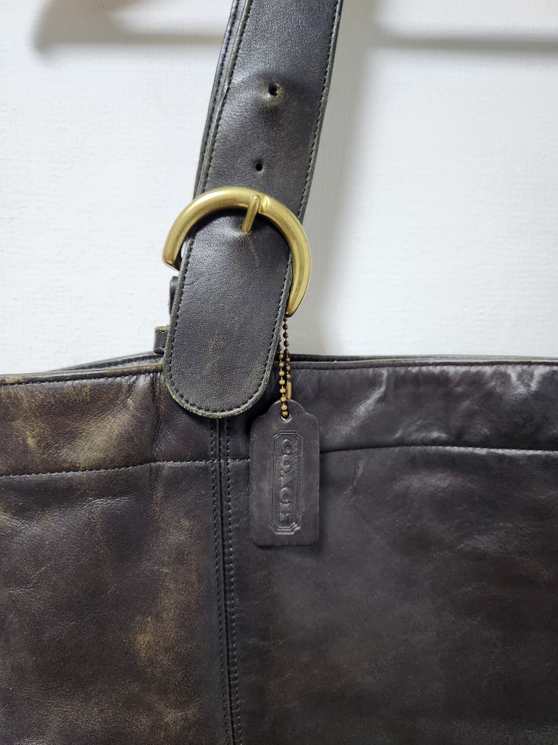 80's 올드 코치 Soho 토트백(USAmade) 상품이미지3