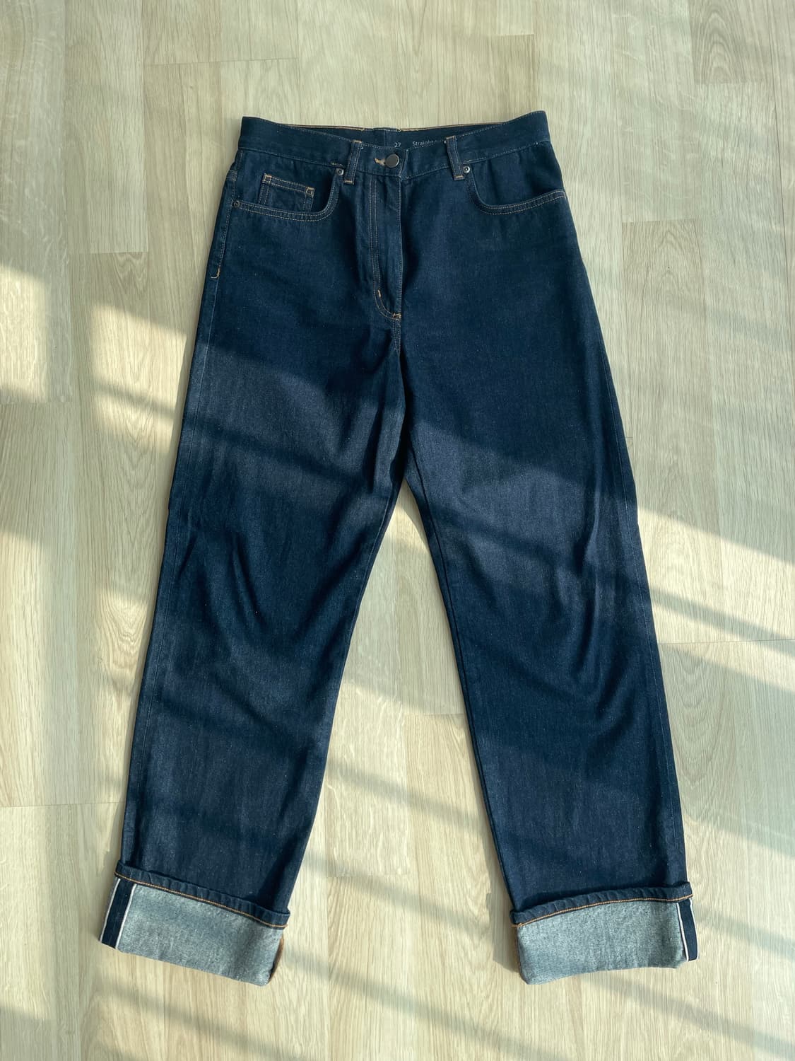 COS 코스 straight turn-up jean (size 27) 상품이미지2