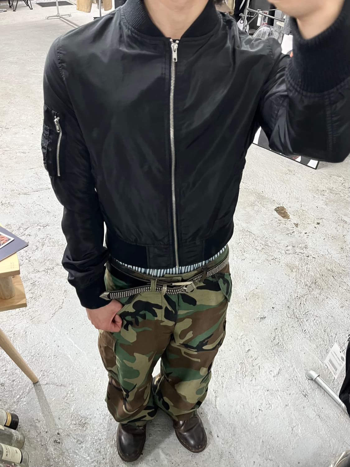 Browny nylon ma-1 jacket 상품이미지4