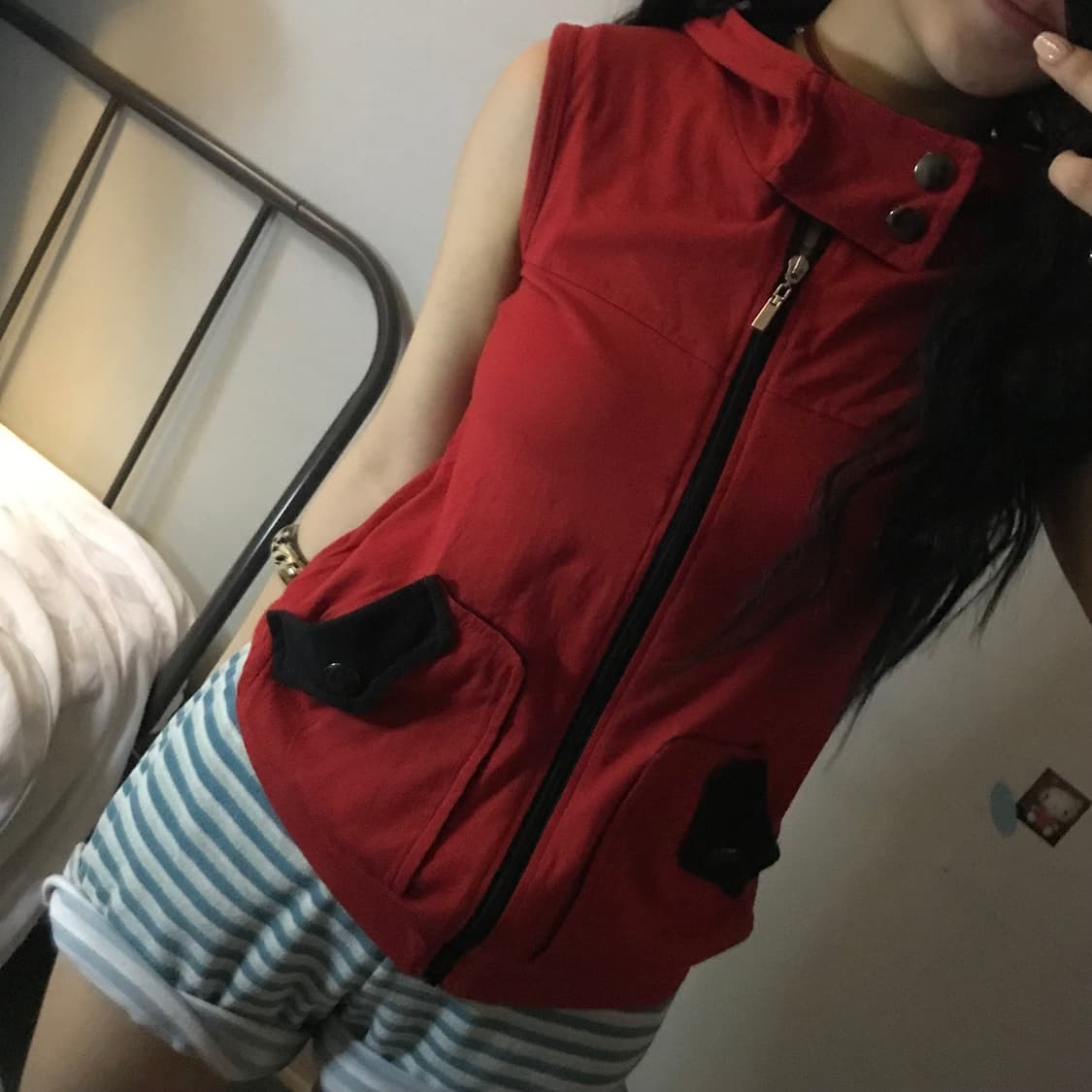 Vintage 빈티지 고스펑크 락 후드나시 상품이미지2
