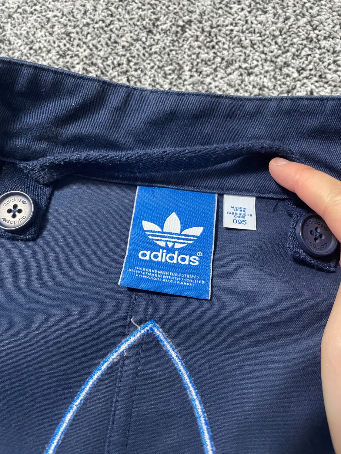 빈티지9. 아디다스 한정판 40주년 빅로고 투인원 패치 파카 상품이미지5