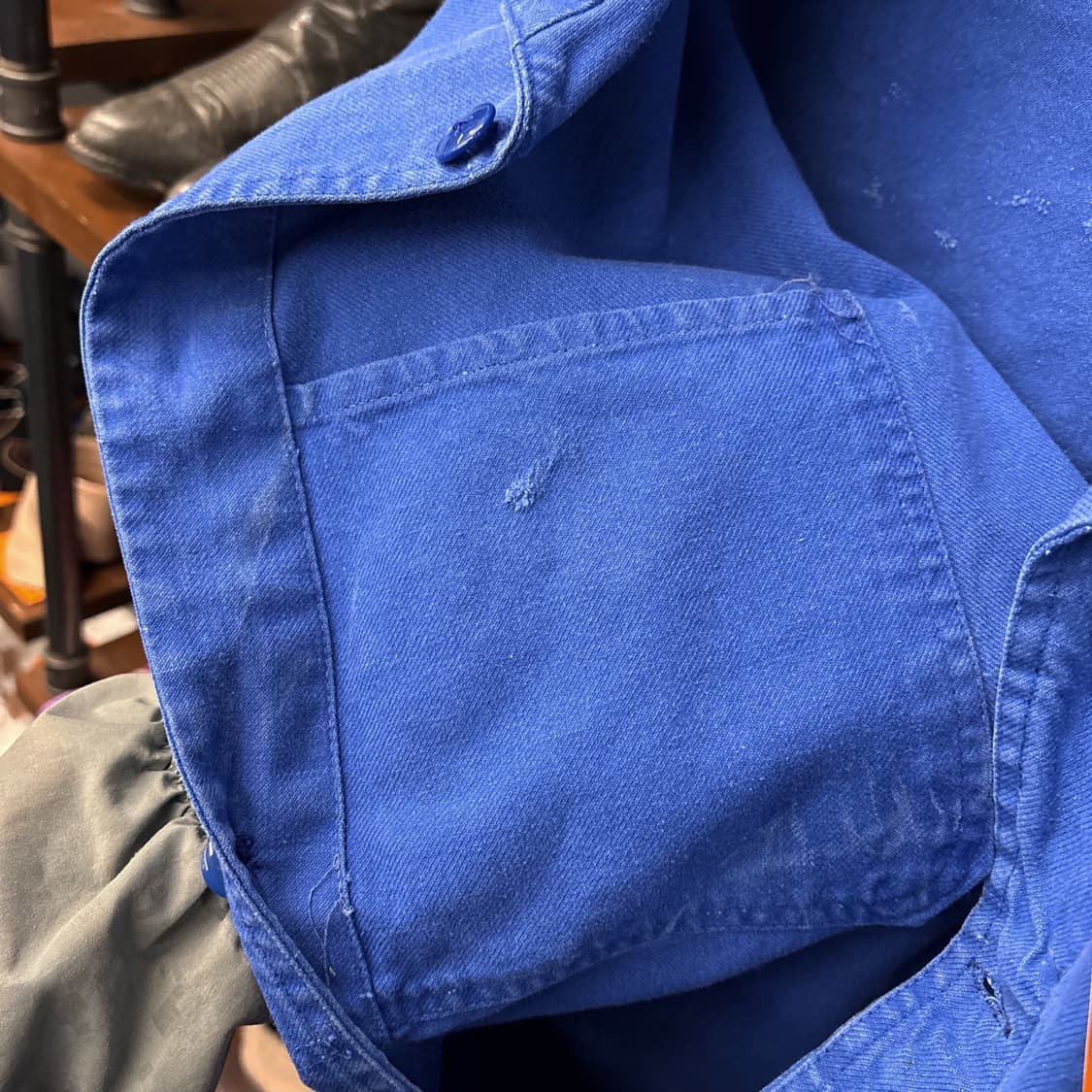 50~60s 프렌치 워크 자켓 / 빈티지 초어 자켓 워크 웨어 N797 상품이미지7