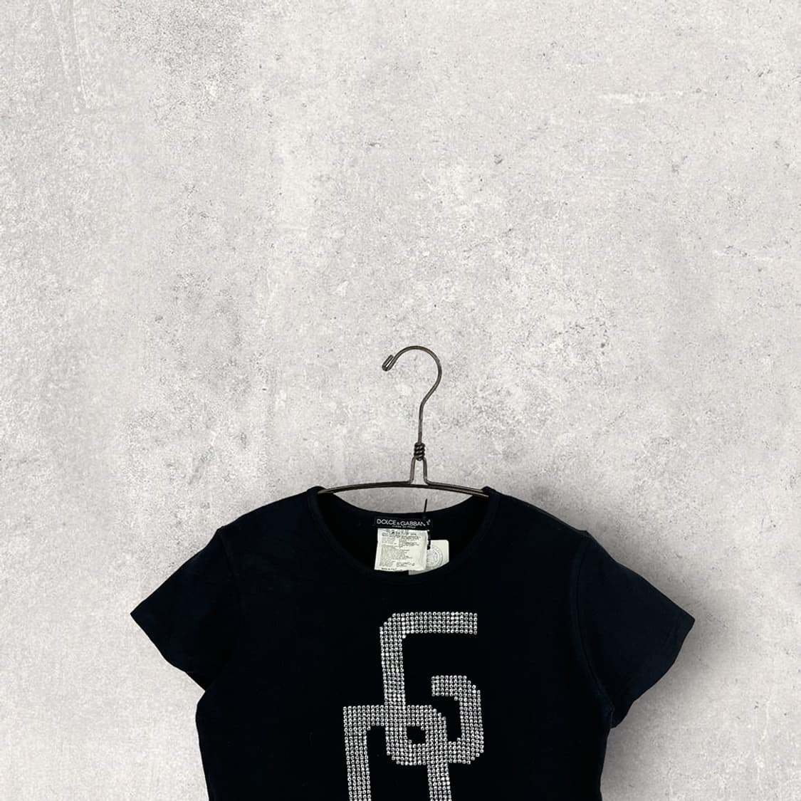 돌체엔가바나 큐빅 디테일 로고 반팔티 상품이미지3