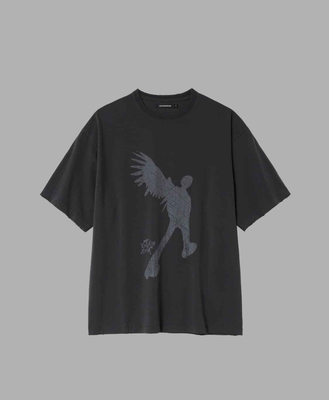 해칭룸 Broken Angel Tee Charcoal 상품이미지1