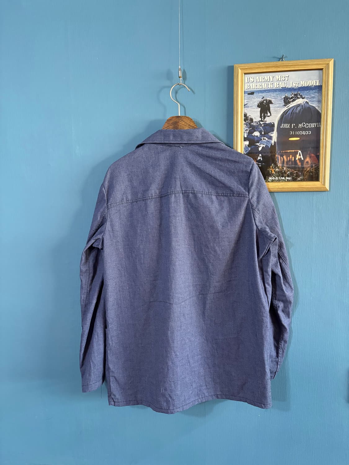 70-80s vtg Chambray Workwear Jacket.  상품이미지9