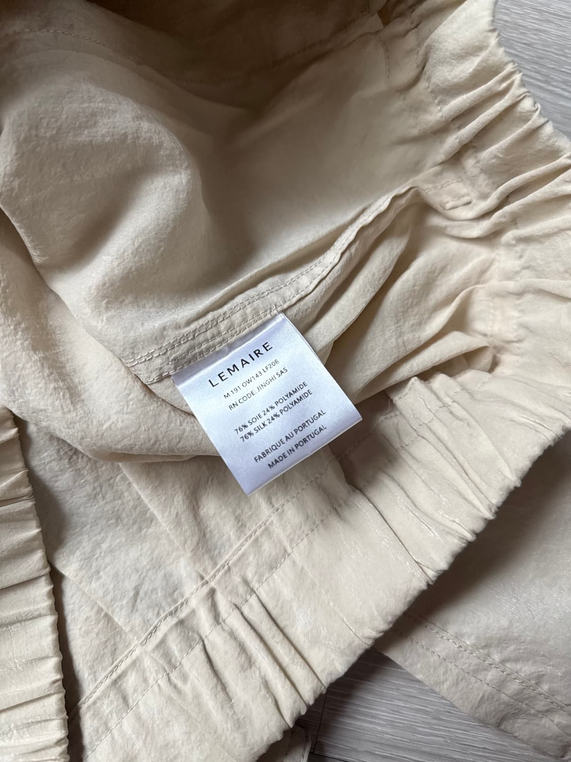 르메르 19ss 드라이실크 블루종 50 상품이미지10