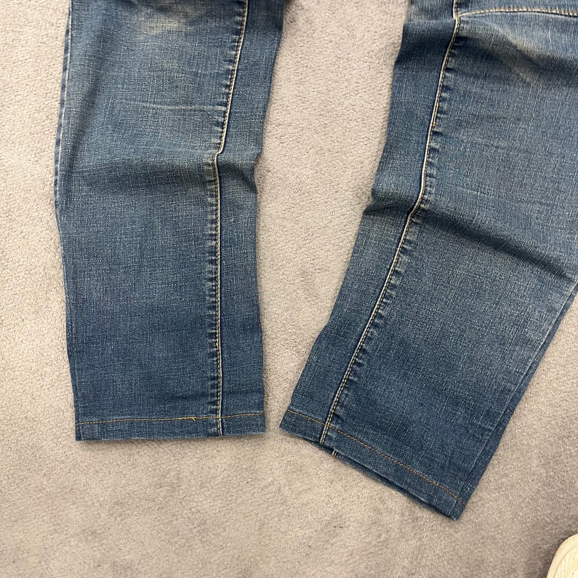 32 빈티지 워싱 바이커 데님팬츠 상품이미지6