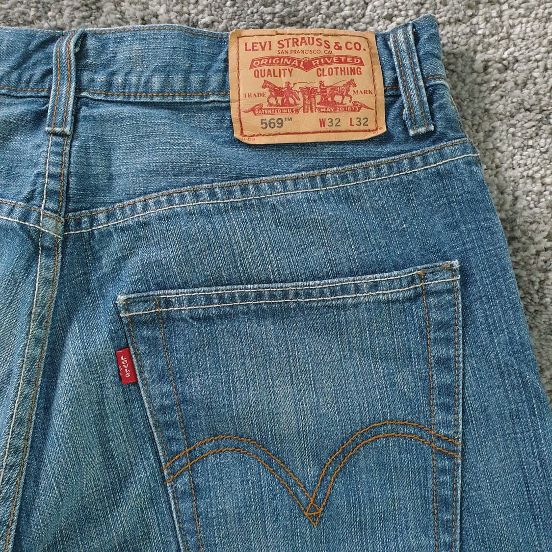 LEVI'S 569 루즈 스트레이트 데님 팬츠 상품이미지2