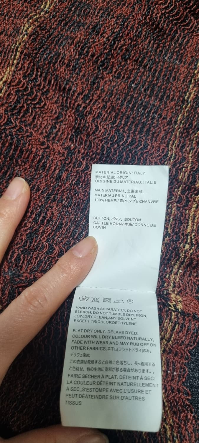 [50]아워레가시 이브닝폴로 러스트 지저 체크 상품이미지5