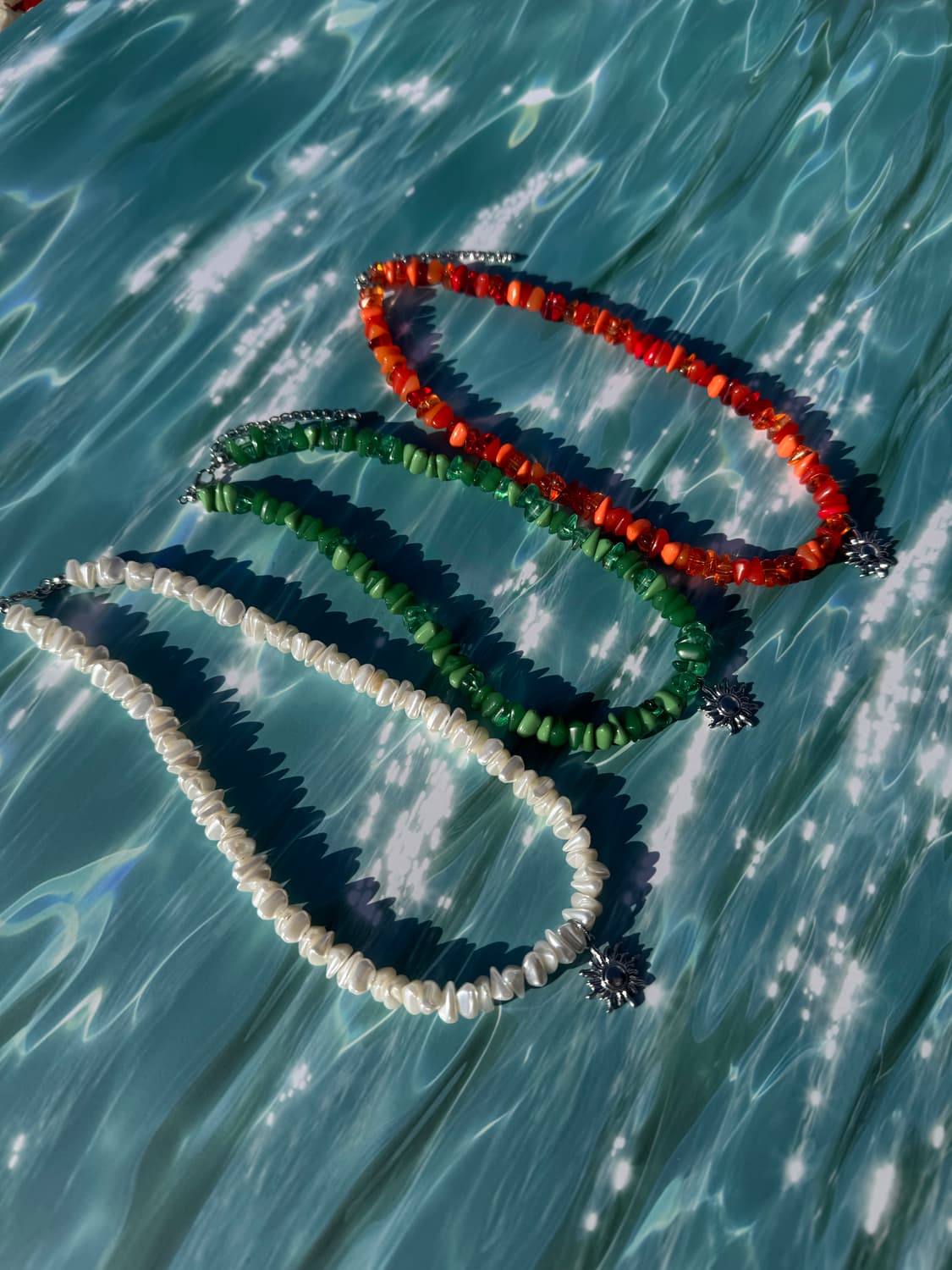 [다비즈 핸드메이드] 선샤인 여름 목걸이 상품이미지1