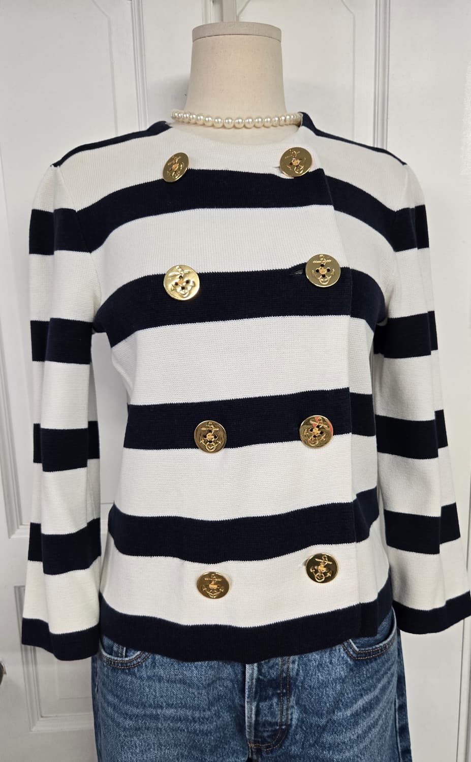 로렌 랄프로렌 마린스트라이프 니트자켓 상품이미지2