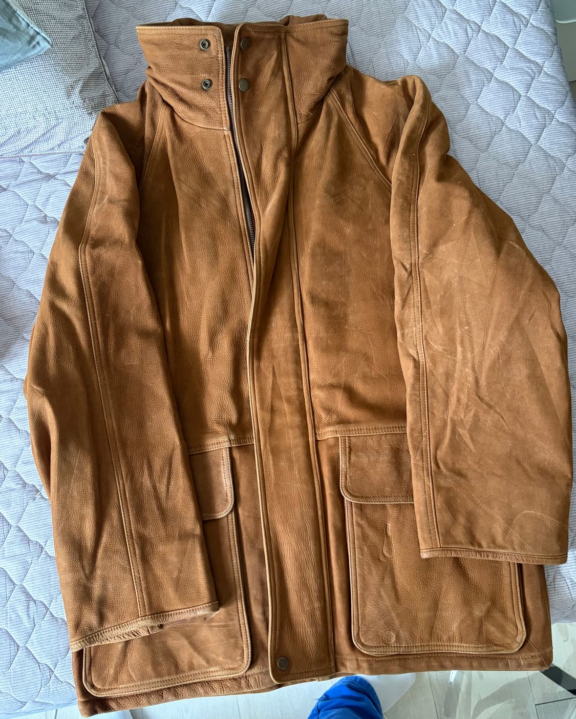 빈티지 Coach 가죽 필드자켓 made in Portugal  상품이미지4