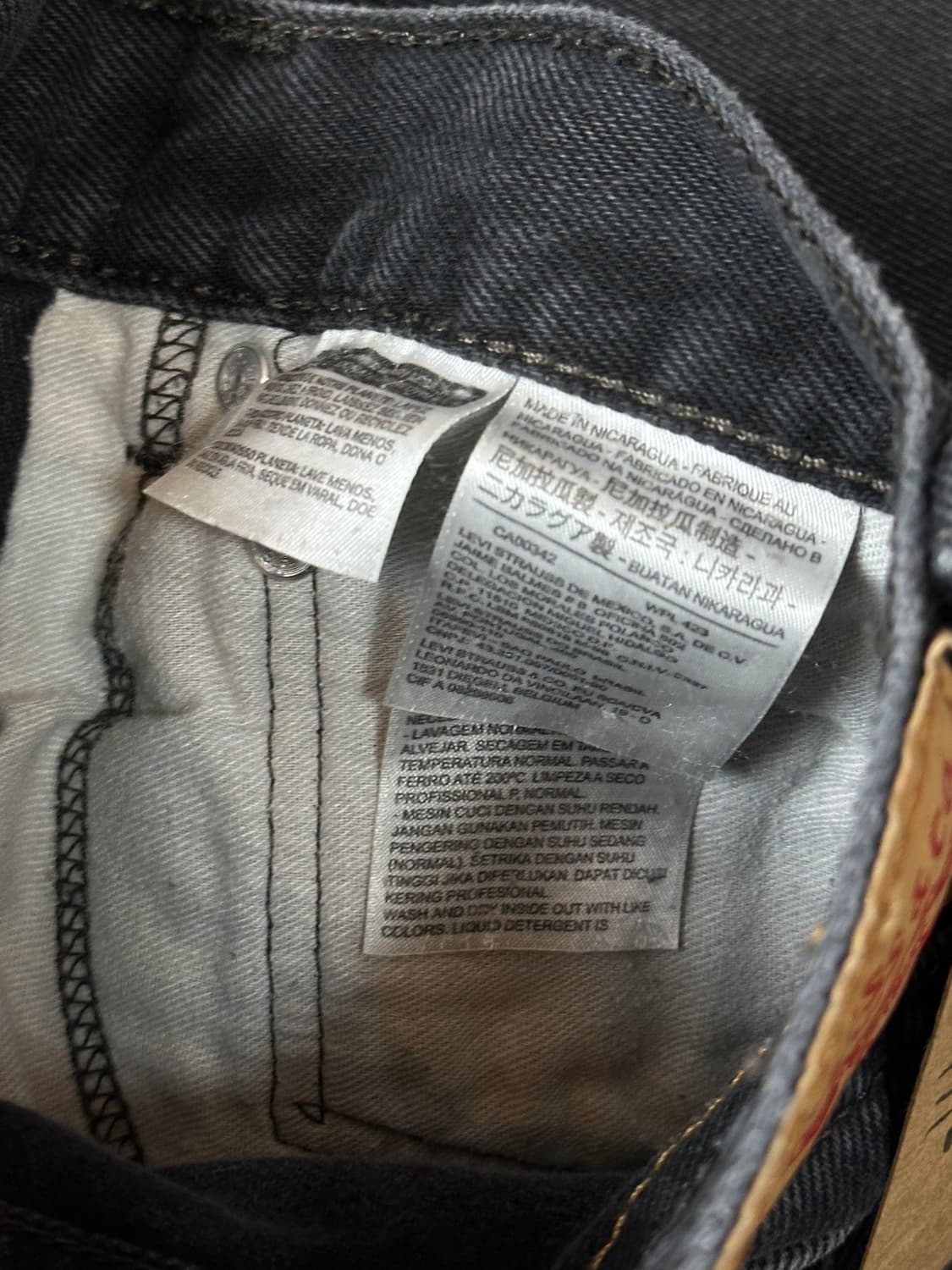 00’s 리바이스 517 블랙 부츠컷 플레어진 상품이미지9