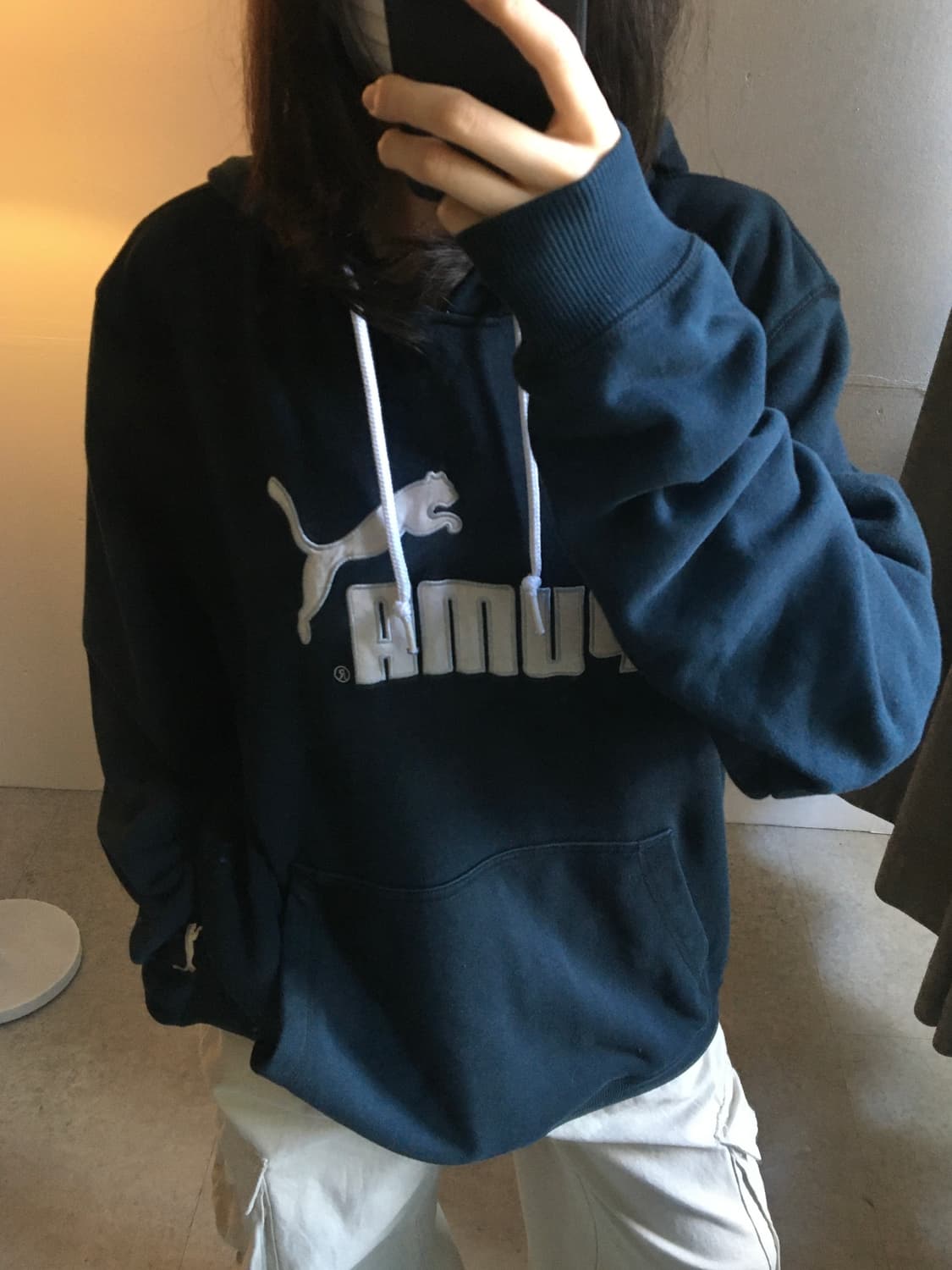 퓨마 자수패치 후드티 상품이미지2