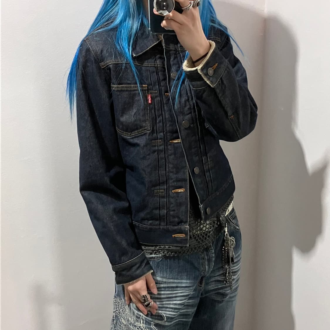 리바이스 생지 셰르파 데님자켓 상품이미지1