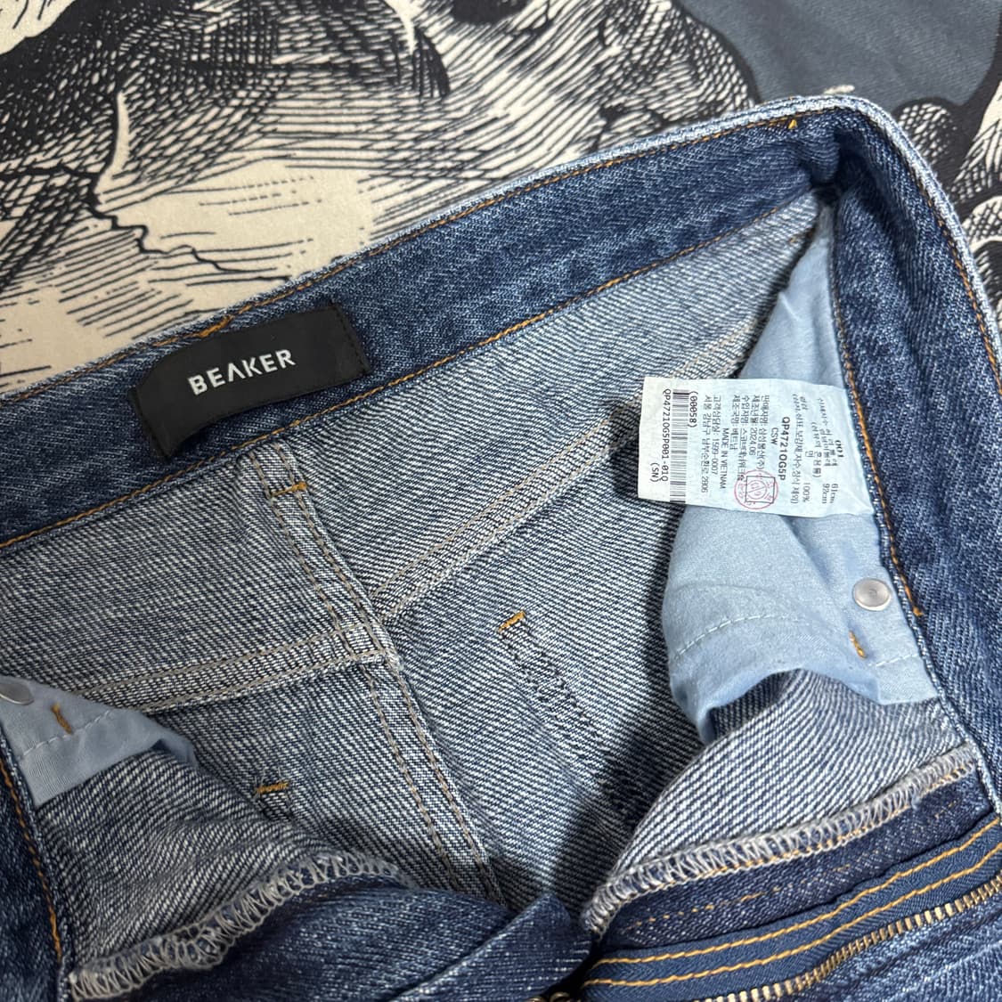 24년 비이커 데님팬츠 001 S 사이즈  상품이미지4