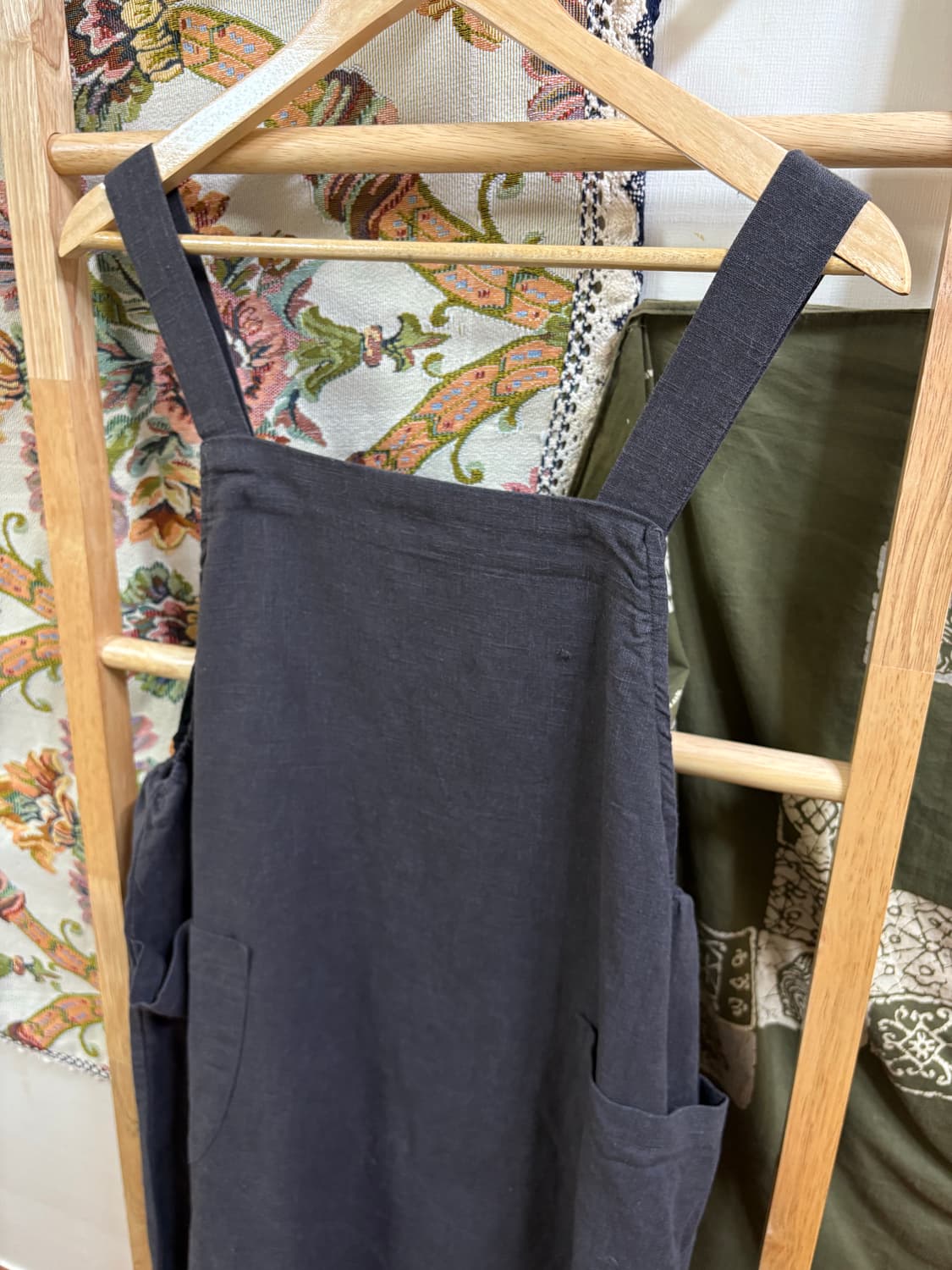 히피 모리 하구미 딥 그레이 레이어드 원피스  상품이미지2