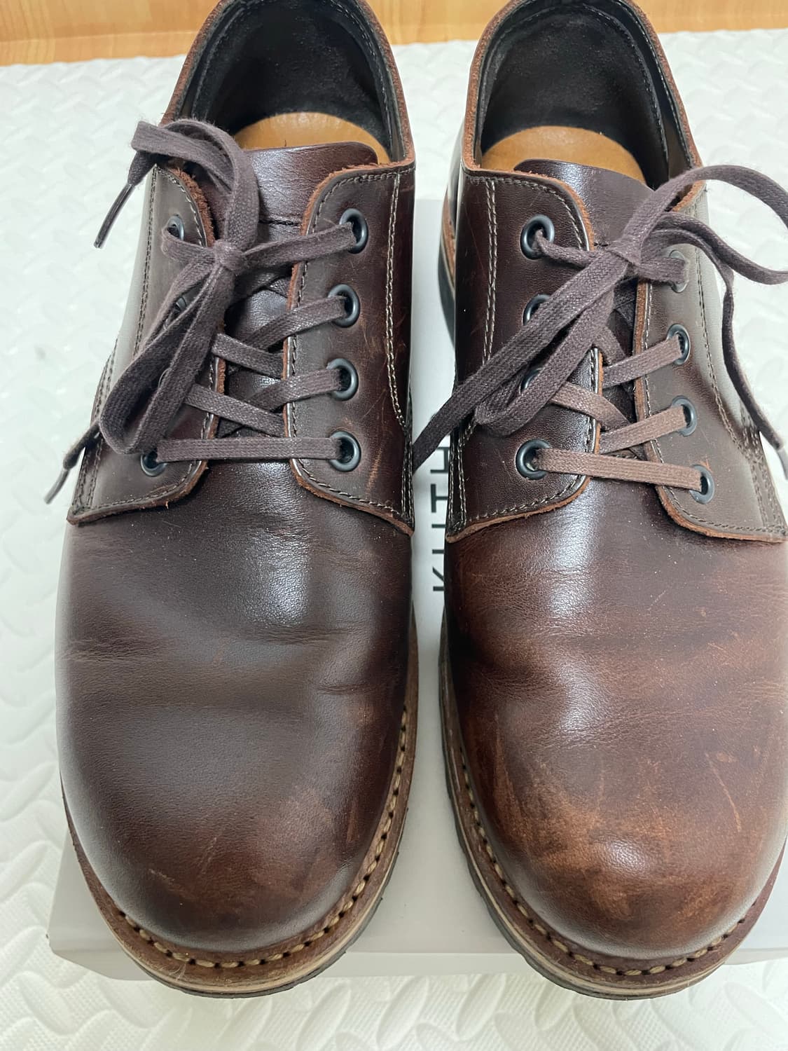 호킨스 브라운 레더  더비슈즈  270   상품이미지8