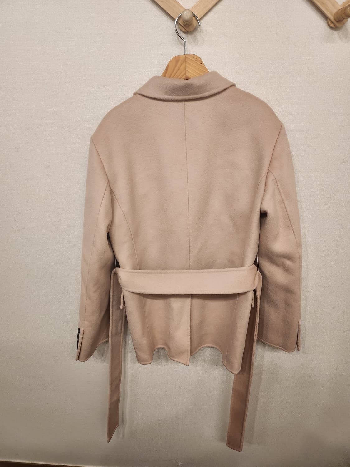 ((새상품))인디핑크 핸드메이드 울 코트☃️ 상품이미지4