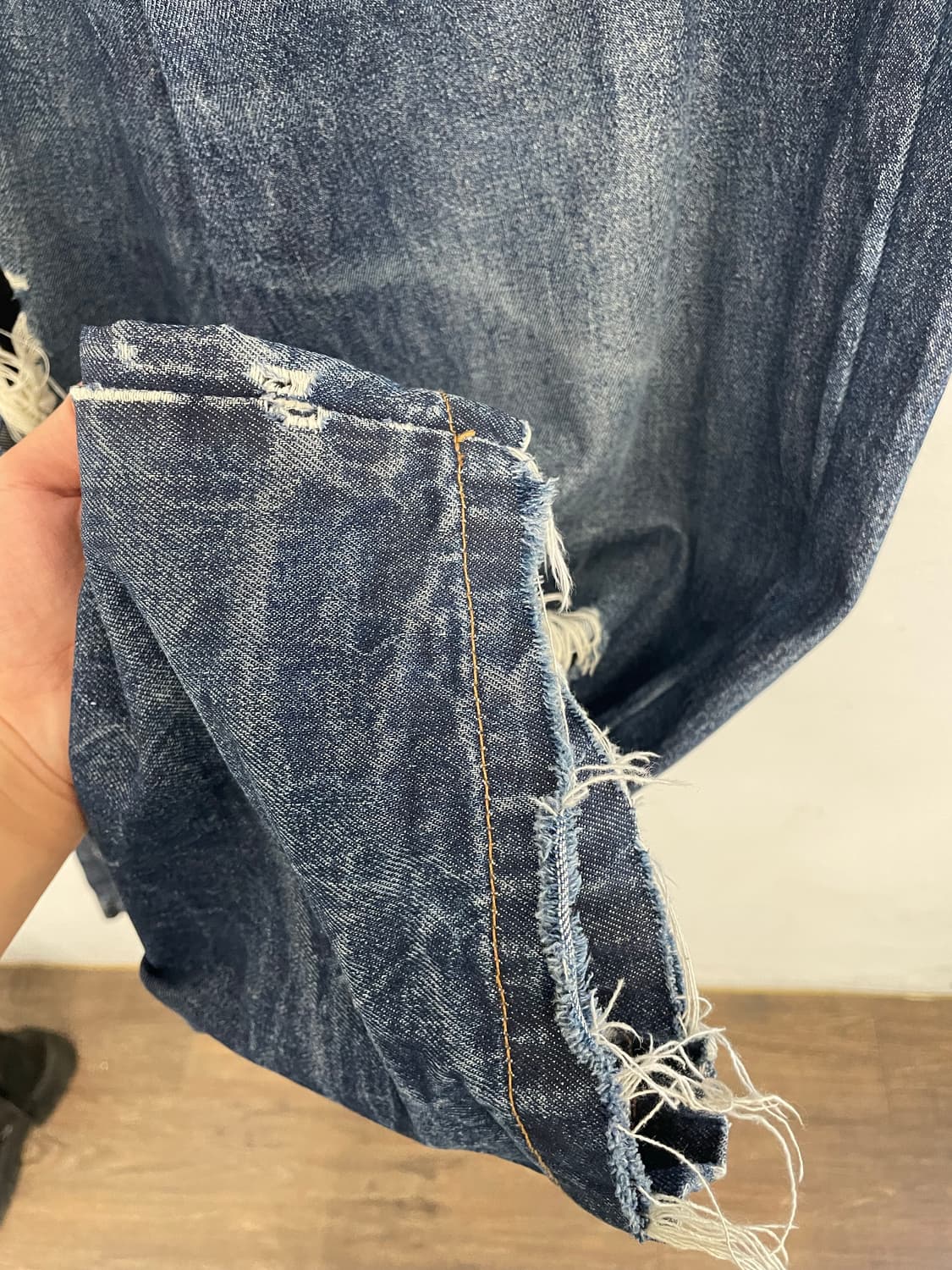 블루마블 배기 데님팬츠 상품이미지4