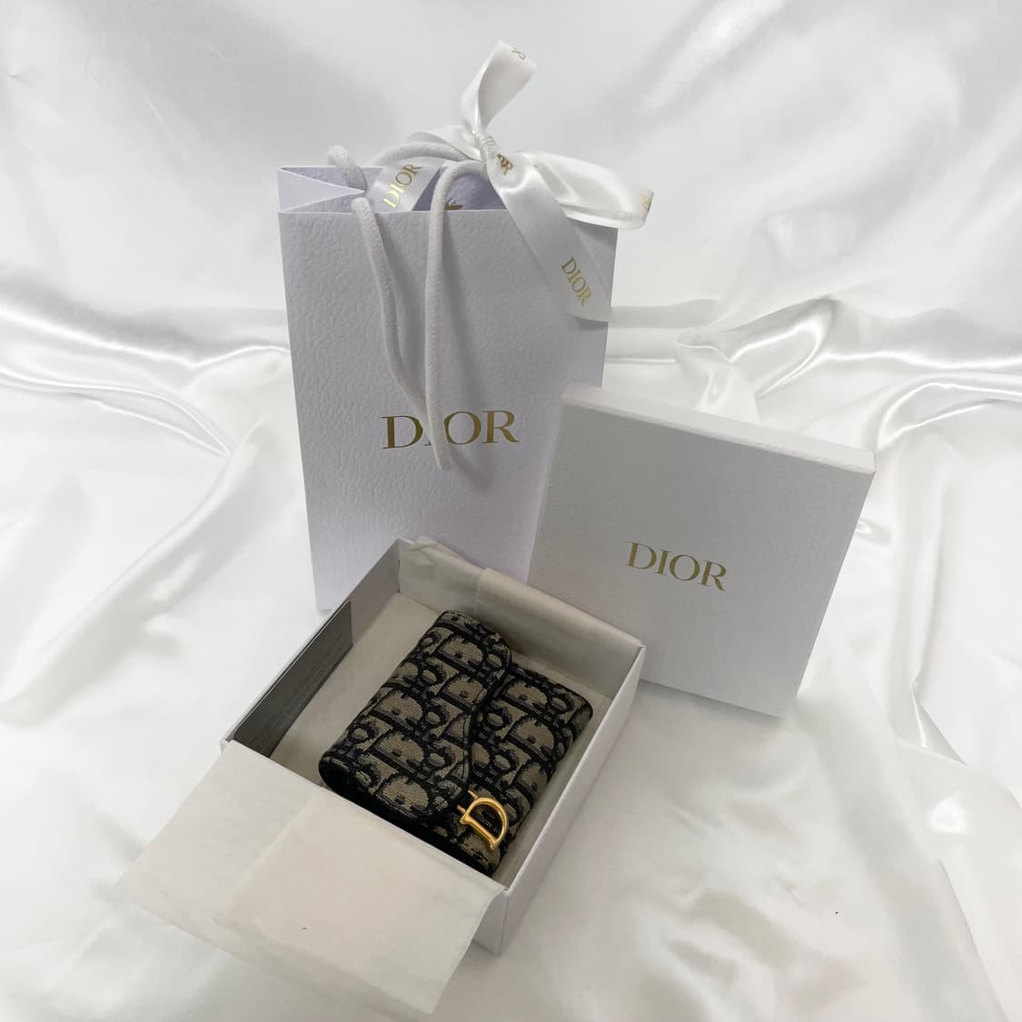 디올 오블리크 3단 반지갑 풀세트 A급 상품이미지2