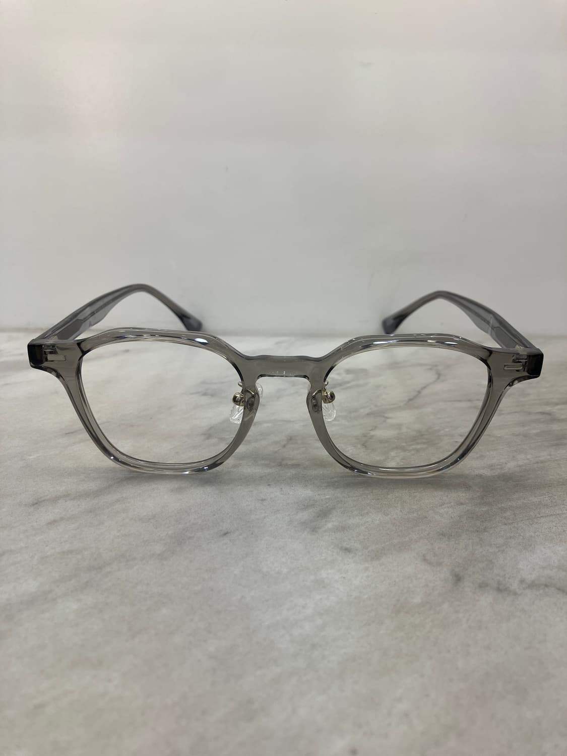 B79 KS 투명 그레이 웰링턴 뿔테 안경6832 상품이미지6