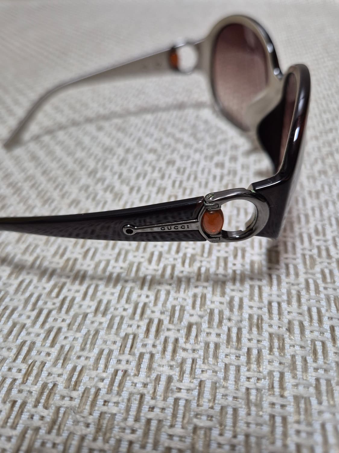 (정품) 구찌 오버사이즈 선글라스 브라운 상품이미지4