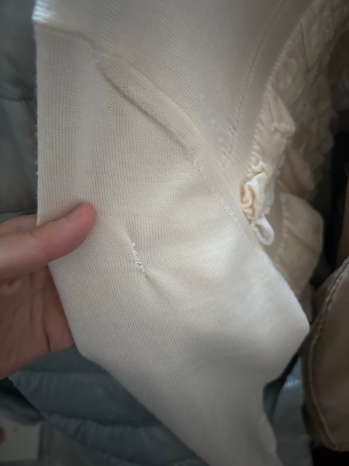 Tricot Comme des Garcons Frill Knit top 상품이미지3