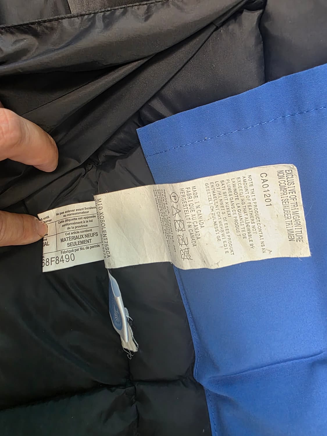 캐나다구스 익스페디션 pbi 블루 xs/tp 상품이미지8