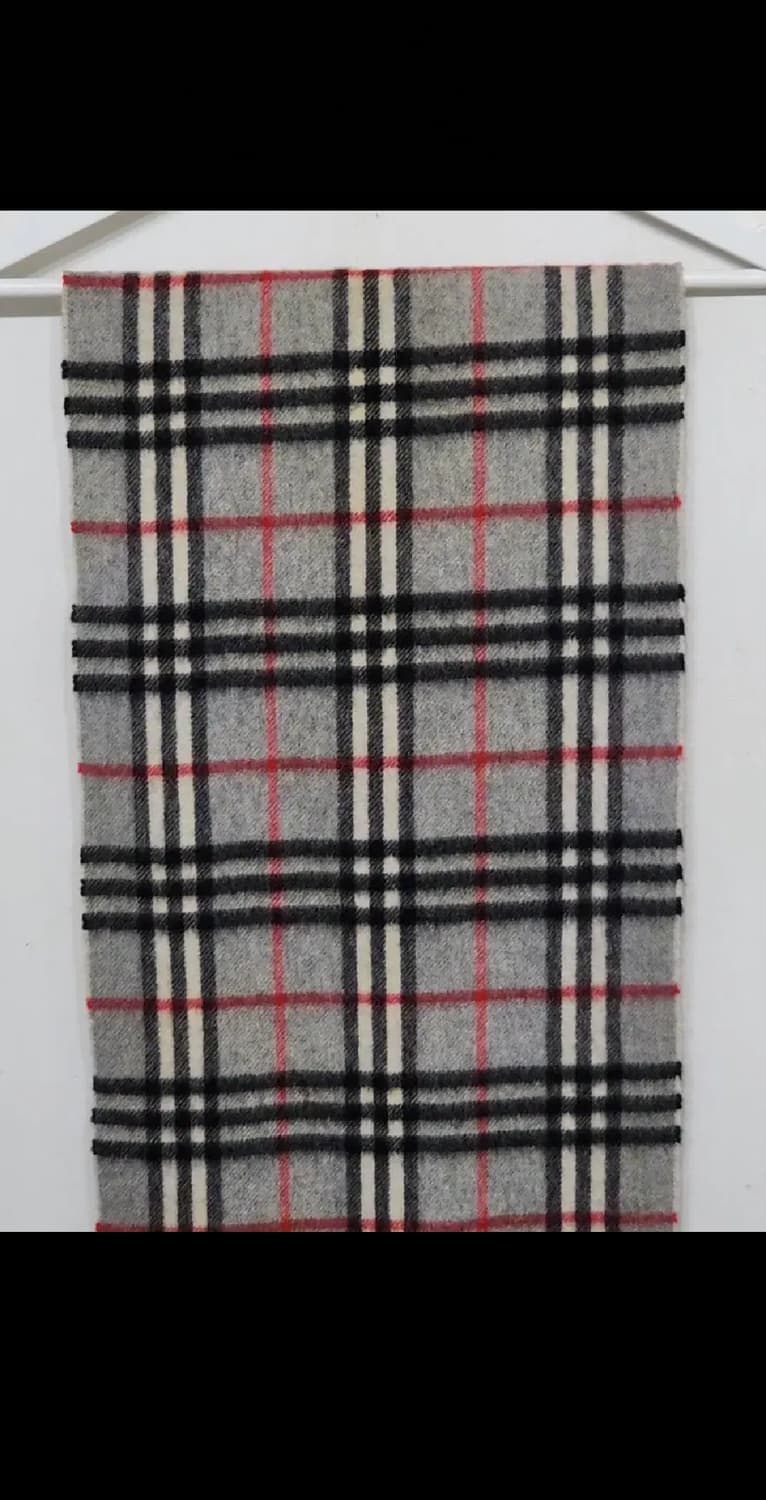 (정품) 버버리 캐시미어 머플러 체크 목도리 영국판  상품이미지2