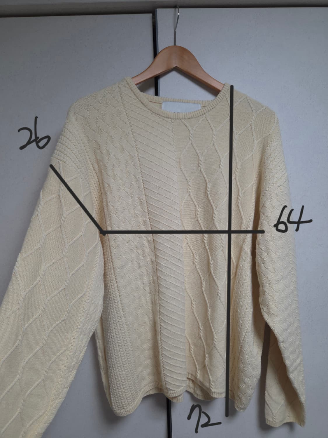 새상품) 세터 satur 메시나 케이블 니트 상품이미지2