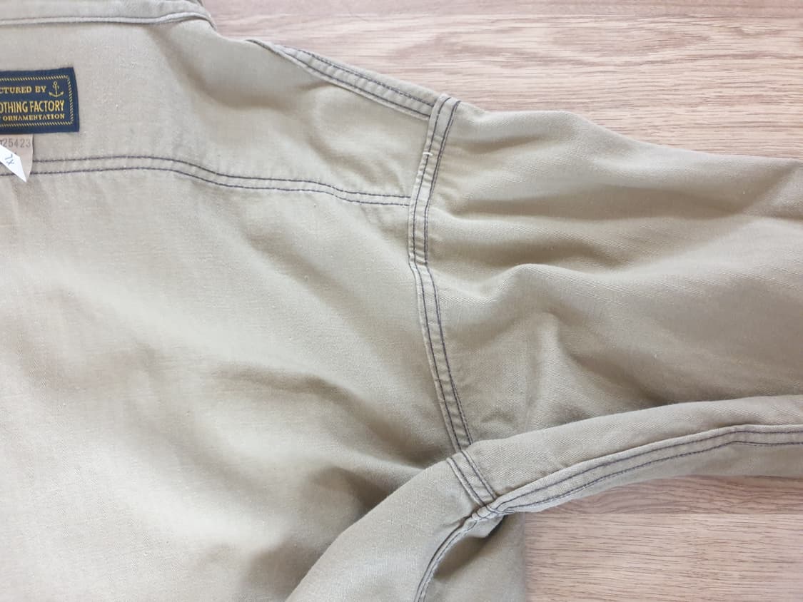 쿠쉬맨 헤링본 유틸리티 셔츠 XL사이즈 상품이미지6